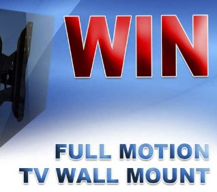 Full Motion TV Wall Mount Giveaway