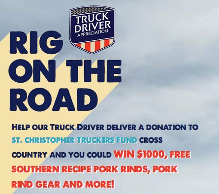 A Fun One! Truck Driver Rig on the Road Sweepstakes!