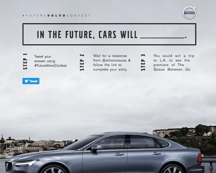 Future Volvo Contest - Twitter Love