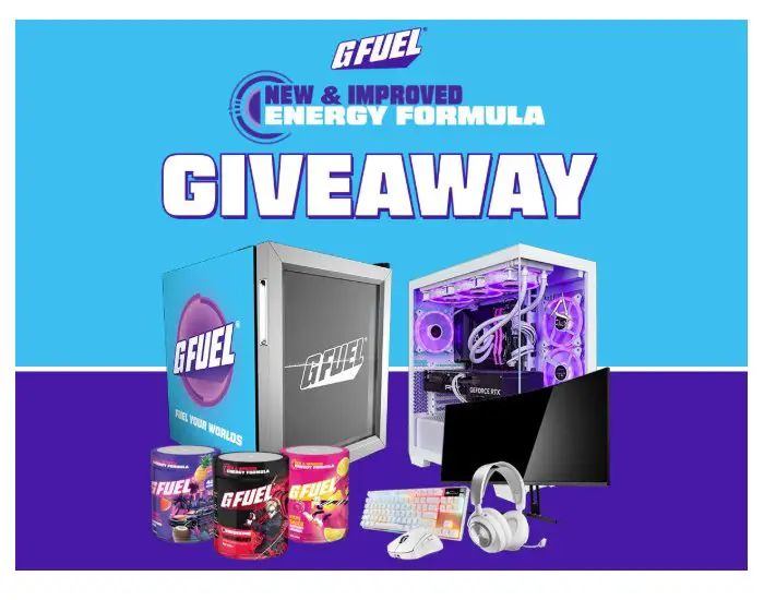 G Fuel Loot Drop Giveaway - Win A Gaming PC & More