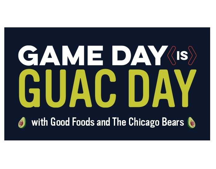 Game Day is Guac Day Sweepstakes - Win Tickets to Chicago Bears Game, Gift Cards and More