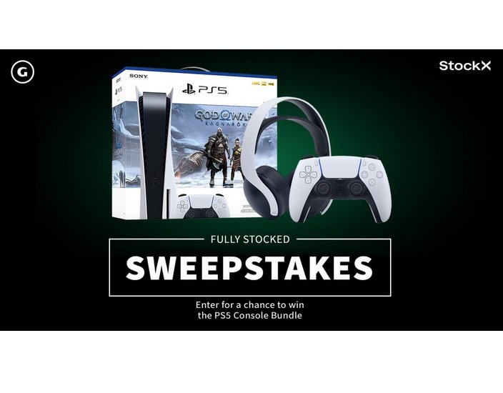 GameSpot x StockX Sweepstakes - Win PS5 Console with God of War: Ragnarok & More