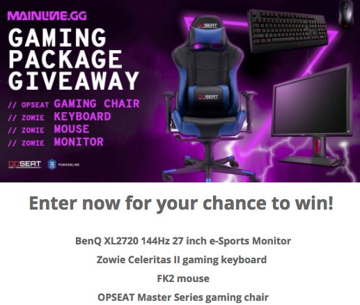 Gaming Package Giveaway