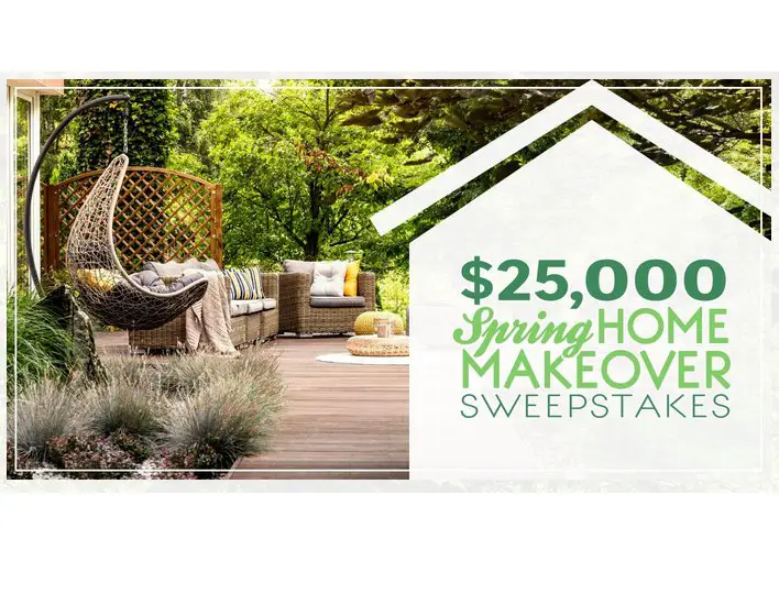 Gannett Co. $25,000 Spring Home Makeover Sweepstakes - Win $15,000 Or $5,000 For A Home Makeover