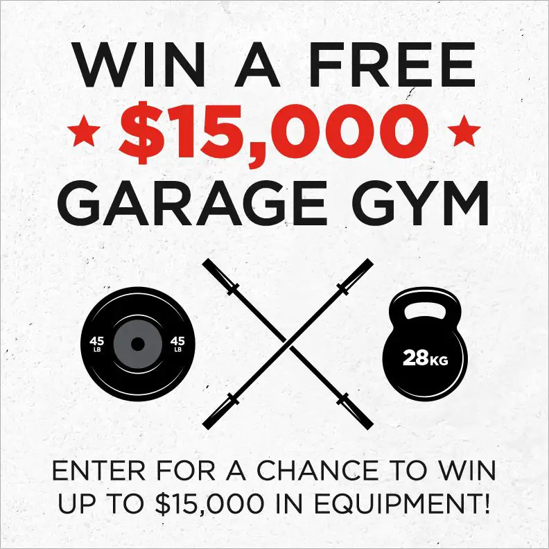 Garage Gym Giveaway Sweepstakes