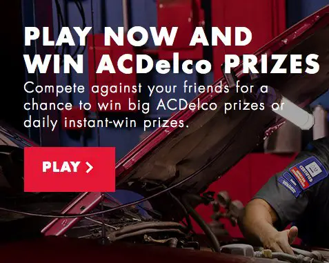 Garage Sweepstakes Instant Win