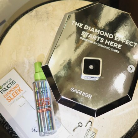 Garnier Diamond Sleek Social Sweepstakes - Win a 2-carat Lab Grown Diamond & More