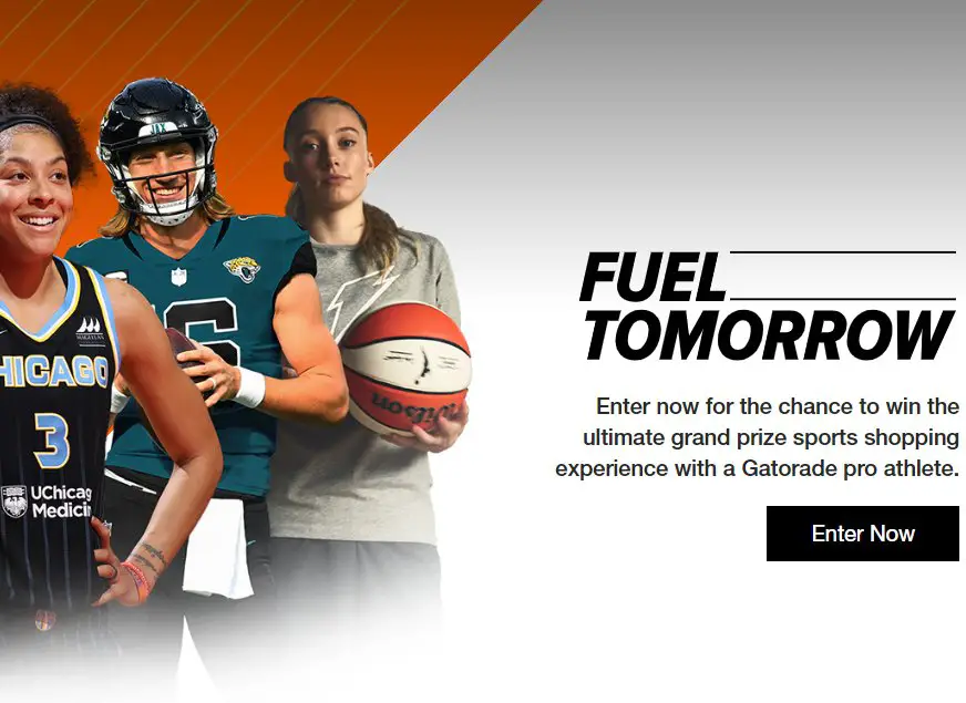 Gatorade Fuel Tomorrow “Fueled by Fun” Instant Win Game & Sweepstakes - Win Shopping Spree, Sports Kits & More