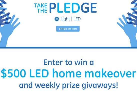 GE Lighting LED Makeover Sweepstakes
