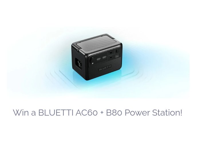 Gear Junkie Giveaway - Win A BLUETTI AC60 + B80 Power Station!
