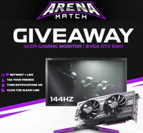 GeForce RTX 2070 or 144Hz Gaming Monitor Giveaway
