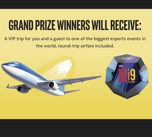 Gen Intel Core i9 Processor Dreamstake Sweepstakes
