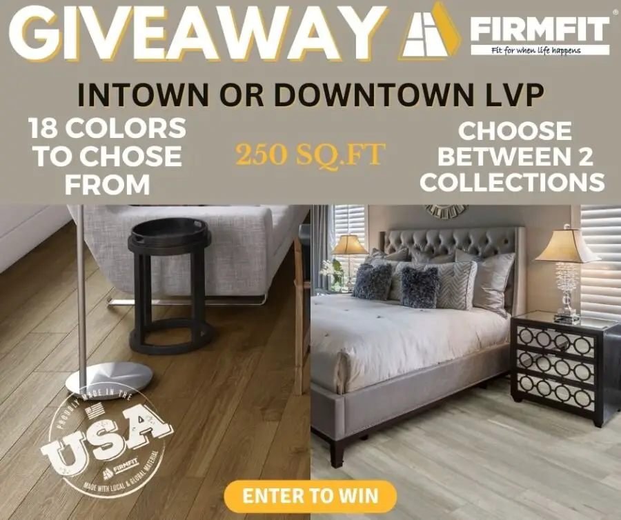 George Carpet August Giveaway - Win $1,500 Worth Of Luxury Vinyl Plank Flooring