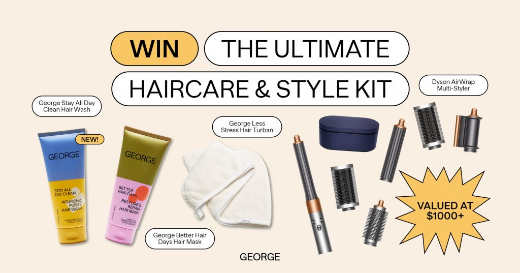 George Ultimate Haircare & Style Kit Sweepstakes – Win A $1,000 Ultimate Haircare & Style Kit