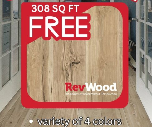 Georgia Carpet Monthly Giveaway - 308.56 sq. ft. of Laminate Floor Up for Grabs!
