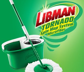 Get a Chance to Win the Tornado Spin Mop System from Libman