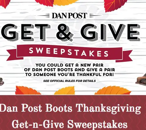Get & Give Sweepstakes