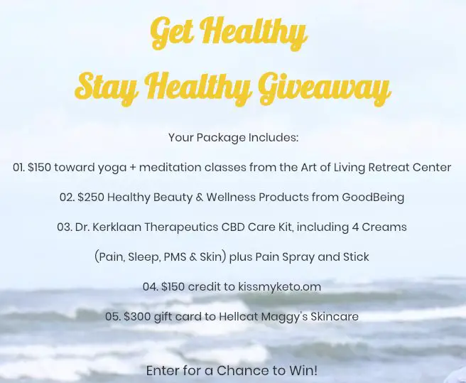 Get Healthy, Stay Healthy Giveaway