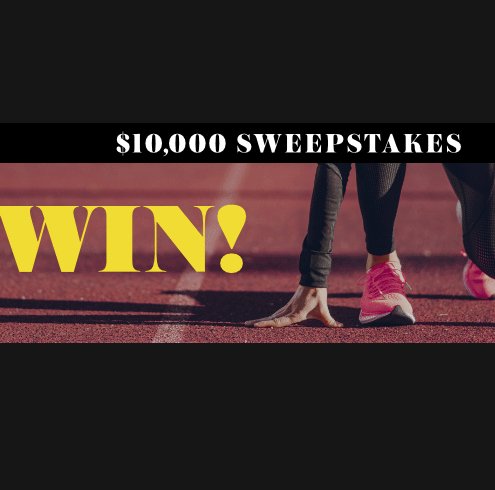 Get Set. WIN! $10,000!