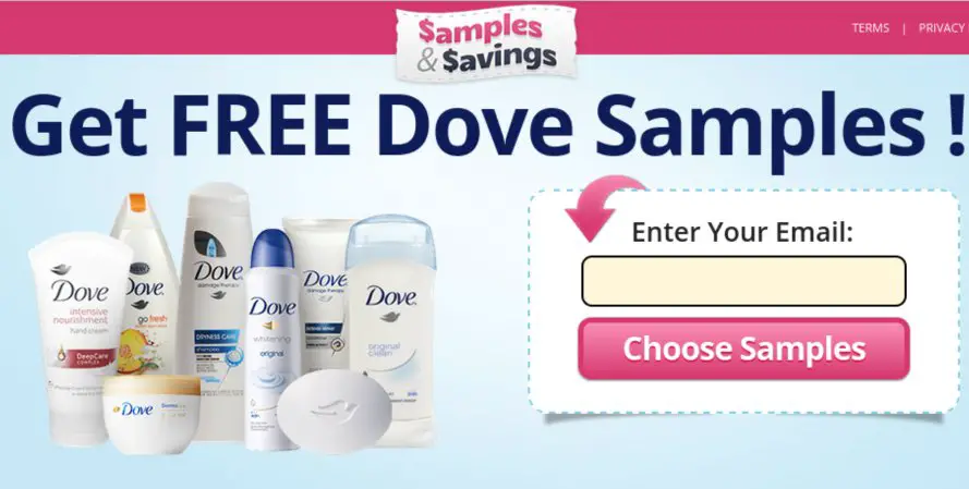 Get Your Free Dove Samples