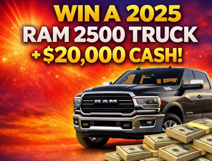 GFP Iceman Sweepstakes - Win a 2025 Ram 2500 Truck + $20,000 Cash