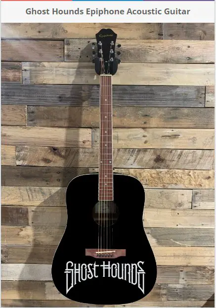 Ghost Hounds Epiphone Acoustic Guitar Giveaway - Win A $380 Ghost Hounds Epiphone Acoustic Guitar