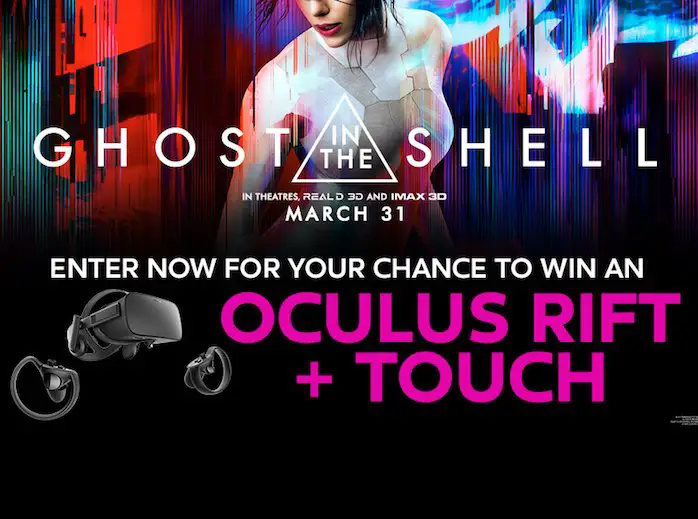 Ghost In The Shell Oculus Rift Sweepstakes