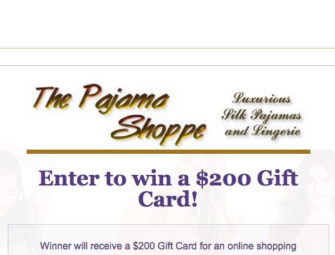 Gift Card Sweepstakes