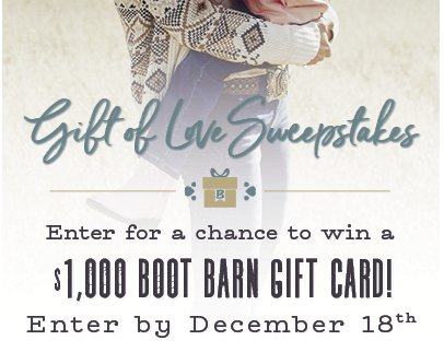 Gift Of Love Sweepstakes