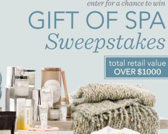 Gift of Spa Sweepstakes