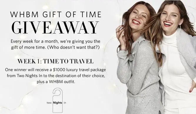 Gift of Time Giveaway - Win Travel!