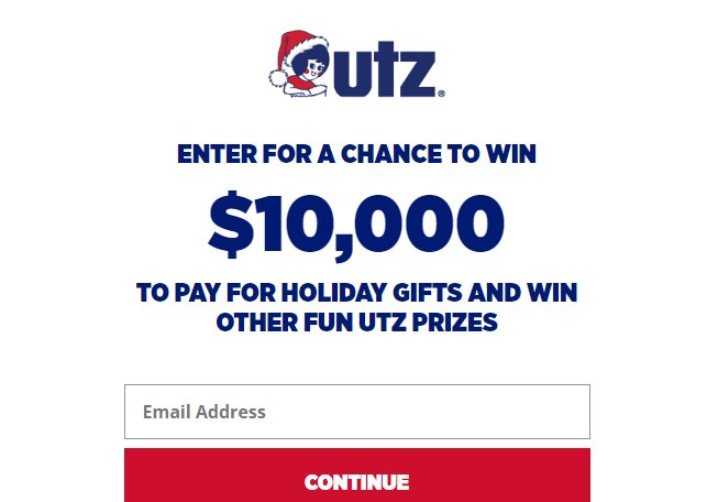 Gifts on Utz Sweepstakes - Win $10,000 Cash!