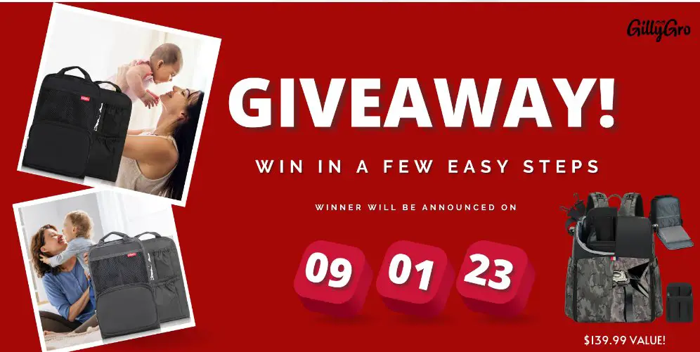 GillyGro’s Giveaway - Win A Gillygro Backpack Organizer & An All-In-One Backpack Set