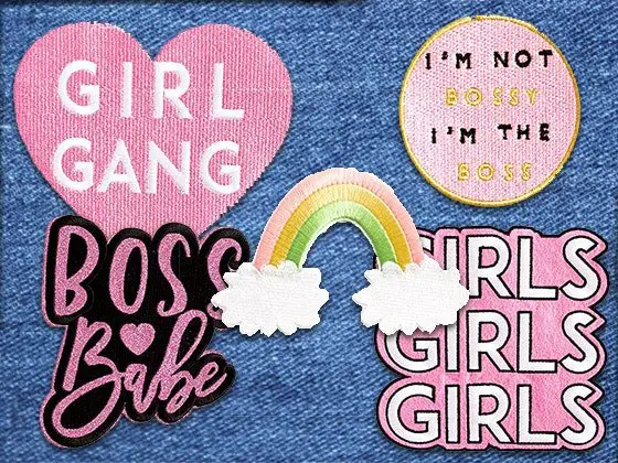 Girls World Mag Win Girl Power Patches