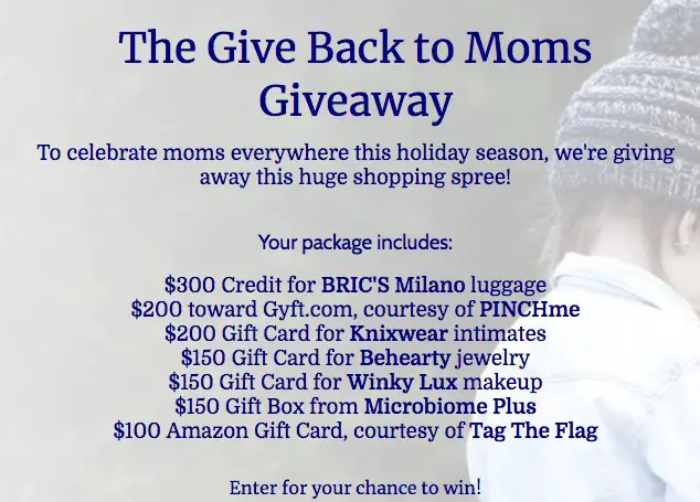 Give Back to Moms Sweepstakes