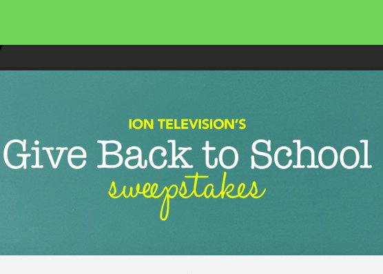 Give Back To School Sweepstakes