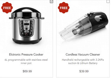 Giveaway for BESTEK Pressure Cooker, Vacuum Cleaner, and More!