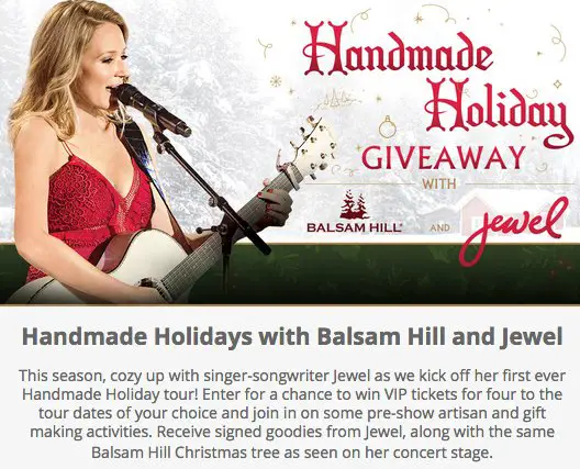 Giveaway With Balsam Hill And Jewel Sweepstakes