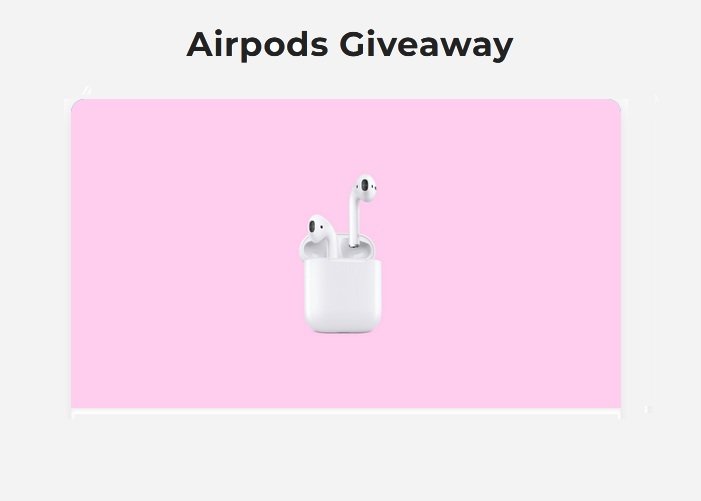 GiveawayPlace.net Airpods Giveaway - Win Apple Airpods