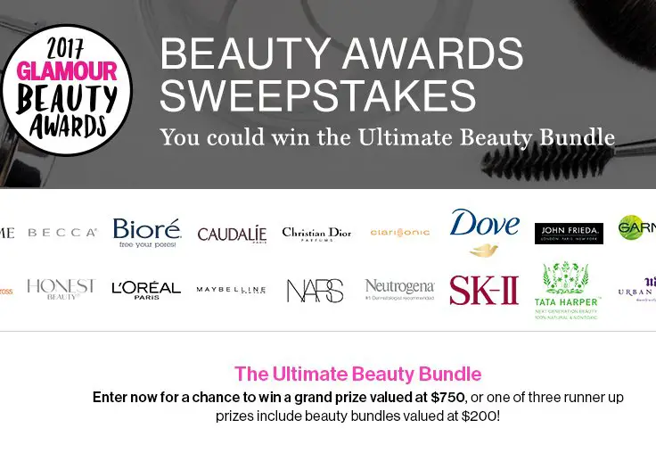 Glamour Beauty Awards Sweepstakes