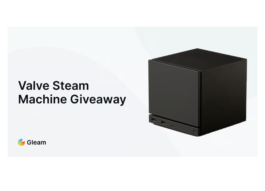 Gleam.io Valve Steam Machine Giveaway - Win A Steam Gaming Machine