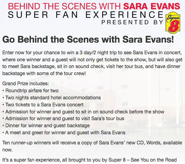 Go Behind the Scenes with Sara