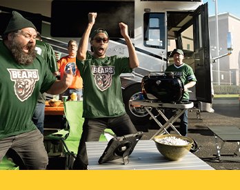 Go RVing Ultimate RV Tailgate Sweepstakes - Win an RV Trip for 4 to a Sporting Event of Your Choice