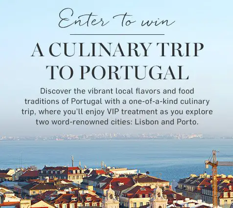 Go to Portugal Sweepstakes