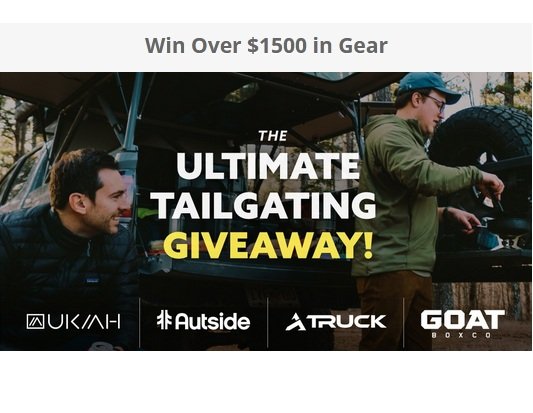 GOAT BOXCO Ultimate Tailgating Giveaway