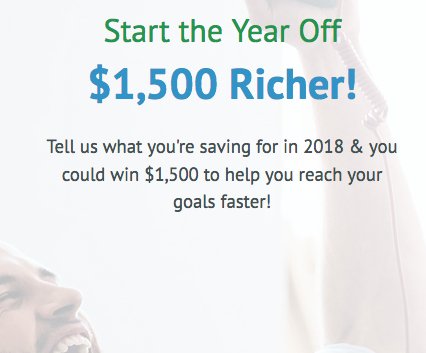 GOBanking Rates Start the New Year off Richer! Sweepstakes