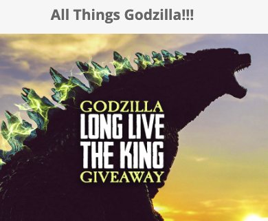 Godzilla: Long Live Giveaway