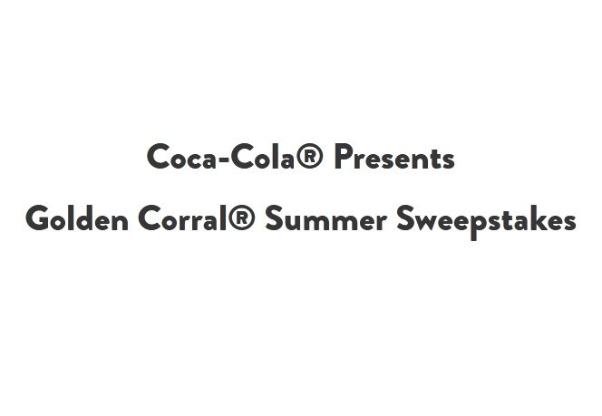 Golden Corral® Summer Sweepstakes - Win a $2,500 Gift Card and More