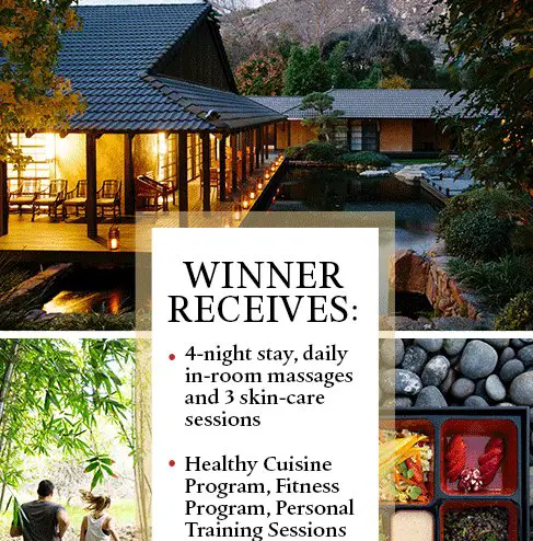 Golden Door Cali Travel Sweepstakes