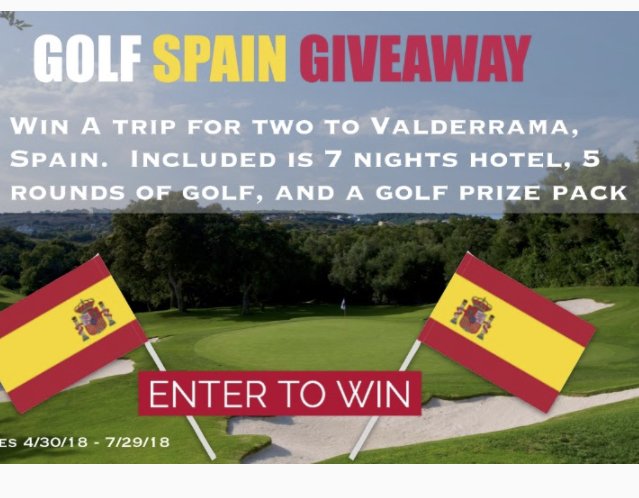 Golf Spain Giveaway